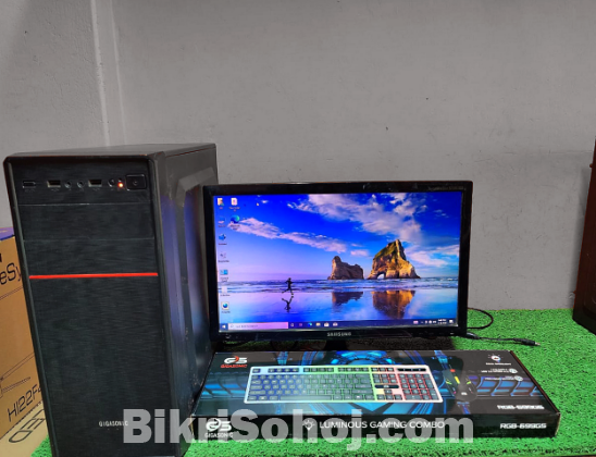 Core i3 3rd Zen Full Desktop Setup (8/500HDD,19'' Monitor)